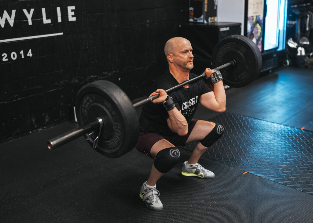 Picture of Greg Forrest with a barbell