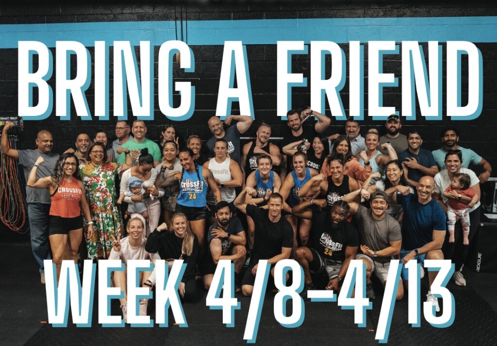 Group picture with Bring a Friend Week dates