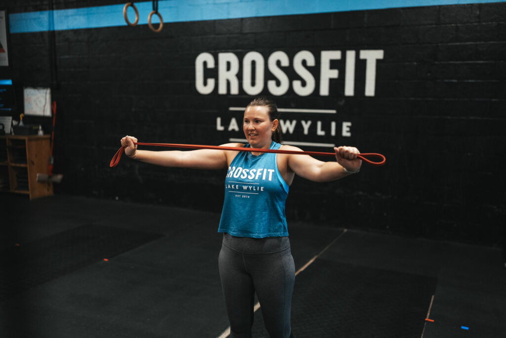 Picture of athlete in the gym